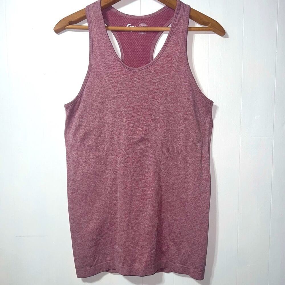 ZYIA Activewear Copper Charged Athletic Razorback Tank Top M